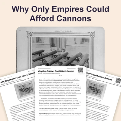 How Gunpowder Built Empires - reading educational content