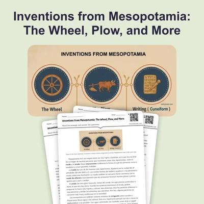 Inventions of Ancient Mesopotamia - reading educational content