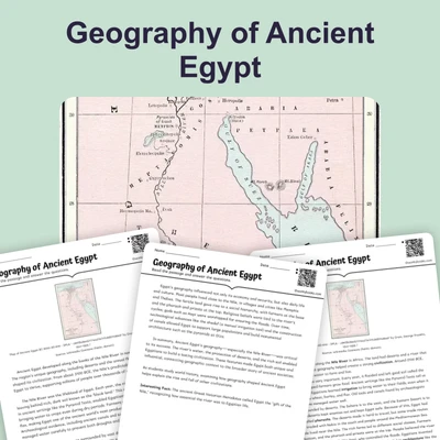 Geography of Ancient Egypt - reading educational content