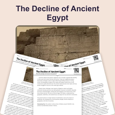 The Decline of Ancient Egypt - reading educational content