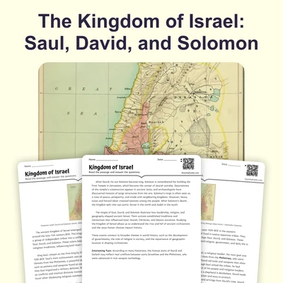 United Kingdom of Israel  - reading educational content