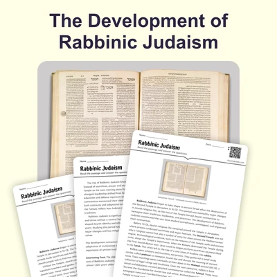 Survival of Judaism - reading educational content
