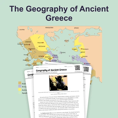Geography of Ancient Greece - reading educational content