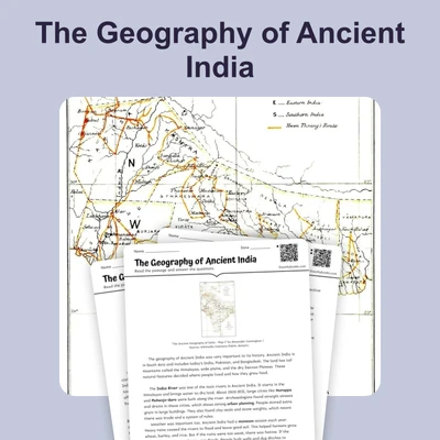 Geography of Ancient India - reading educational content