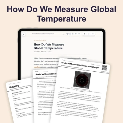How Do We Measure Global Temperature Change? - reading educational content
