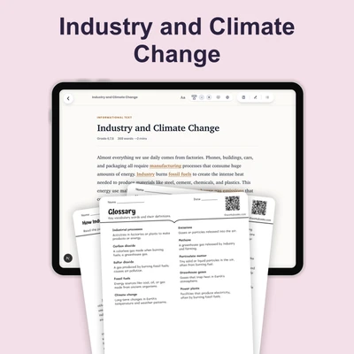 How Industrial Processes Contribute to Emissions - reading educational content