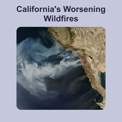 California's Worsening Wildfires - reading educational content