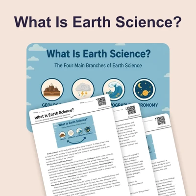 What Is Earth Science? - reading educational content