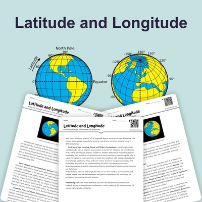 Latitude and Longitude - reading educational content