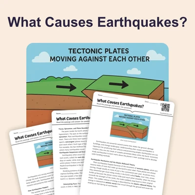 What Causes Earthquakes? - reading educational content