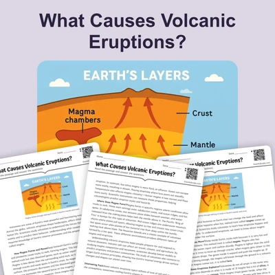 What Causes Volcanic Eruptions? - reading educational content