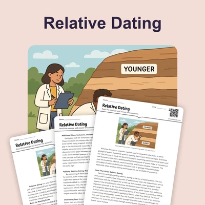 Relative Dating - reading educational content