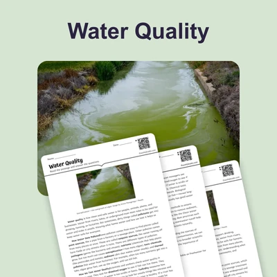 Water Quality - reading educational content