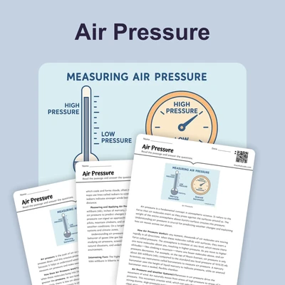 Air Pressure - reading educational content