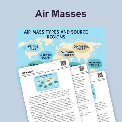 Air Masses - reading educational content