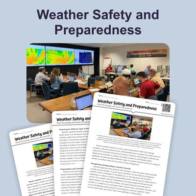 Weather Safety and Preparedness - reading educational content