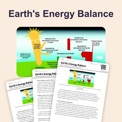 Earth's Energy Balance - reading educational content