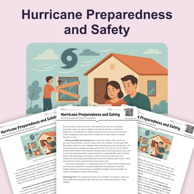 Hurricane Preparedness and Safety - reading educational content