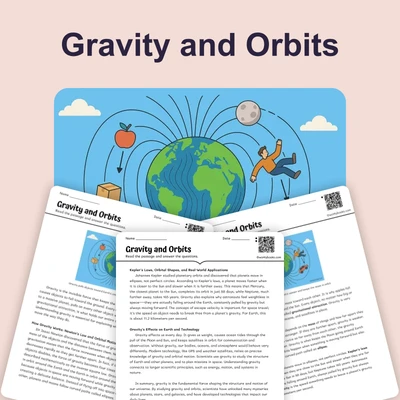 Gravity and Orbits - reading educational content