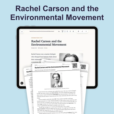 How Did Rachel Carson Change Environmental Science - reading educational content