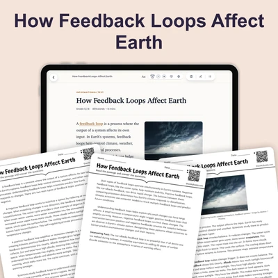 How Feedback Loops Shape Earth - reading educational content