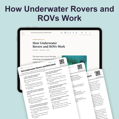 How Underwater Rovers and ROVs Work - reading educational content