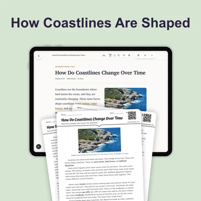 How Do Coastlines Change Over Time - reading educational content