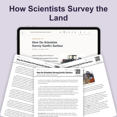 How Do Scientists Survey Earth's Surface - reading educational content
