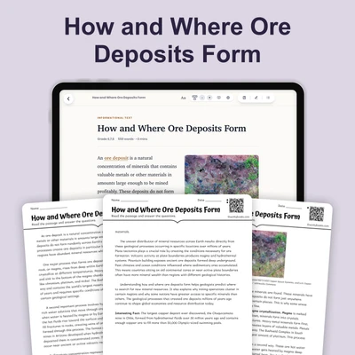 How and Where Do Ore Deposits Form - reading educational content