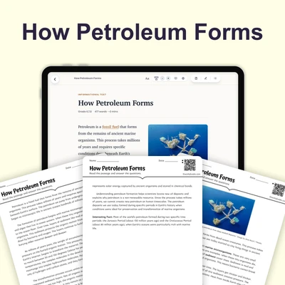 How Ancient Seas Form Petroleum Deposits - reading educational content