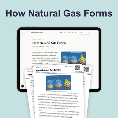 How Natural Gas Form and Collect Underground - reading educational content