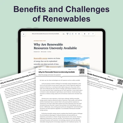 Why Are Renewable Resources Unevenly Available - reading educational content