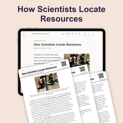 How Do Scientists Locate Underground Resources - reading educational content