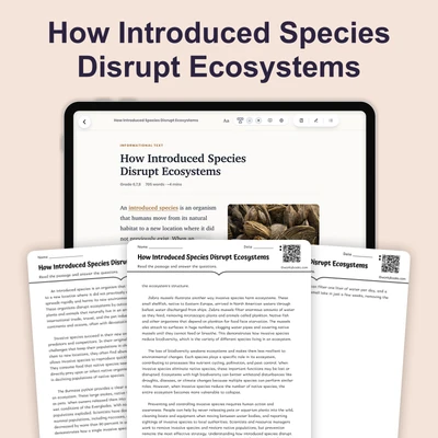 How Introduced Species Disrupt Ecosystems - reading educational content
