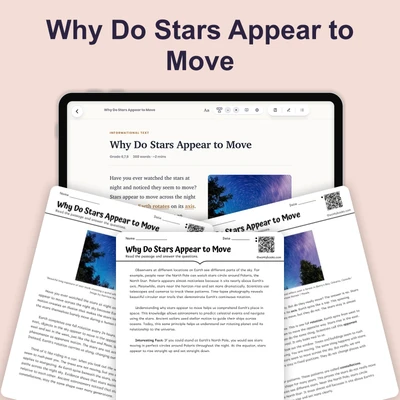 Why Do Stars Appear to Move - reading educational content