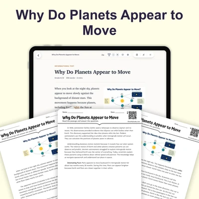 Why Do Planets Appear to Move - reading educational content