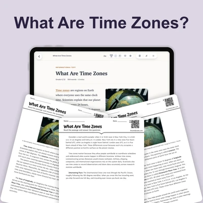 What Are Time Zones - reading educational content