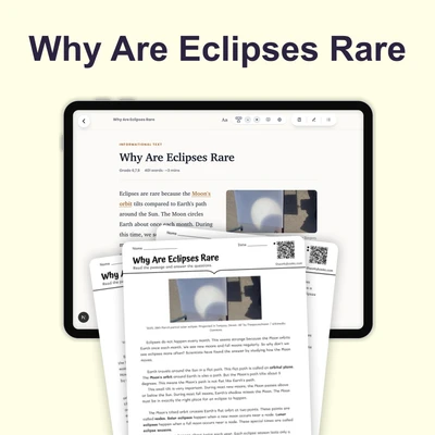 Why Are Eclipses Rare - reading educational content