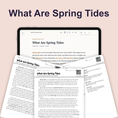 What Are Spring Tides - reading educational content
