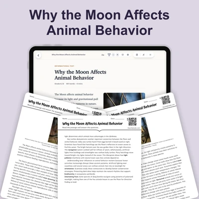 Why the Moon Affects Animal Behavior - reading educational content