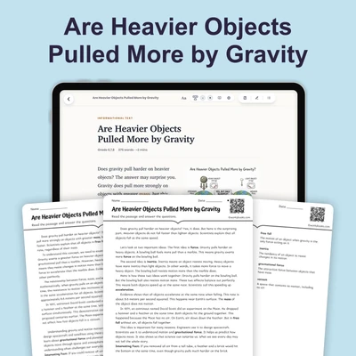 Do Heavier Objects Fall Faster - reading educational content