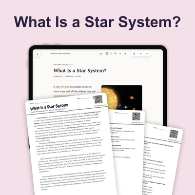 What Is a Star System - reading educational content