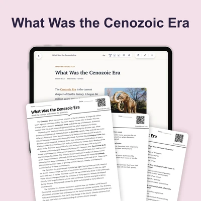 What Was the Cenozoic Era - reading educational content