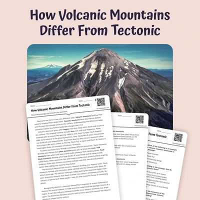 How Volcanic Mountains Differ From Tectonic - reading educational content