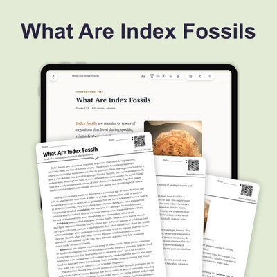What Are Index Fossils - reading educational content