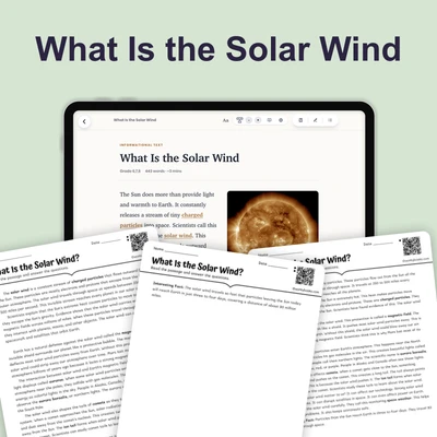 What Is the Solar Wind - reading educational content