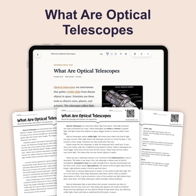What Are Optical Telescopes - reading educational content