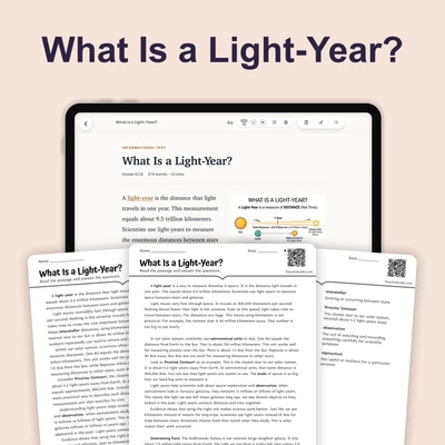 What Is a Light-Year - reading educational content