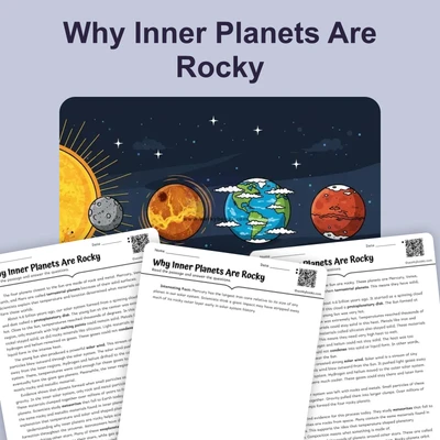 Why Inner Planets Are Rocky - reading educational content