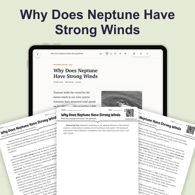 Why Neptune Has Strong Winds - reading educational content